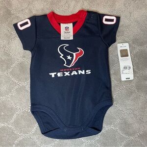 Brand New Houston Texans Jersey Onesie - Size 3/6M - NWT